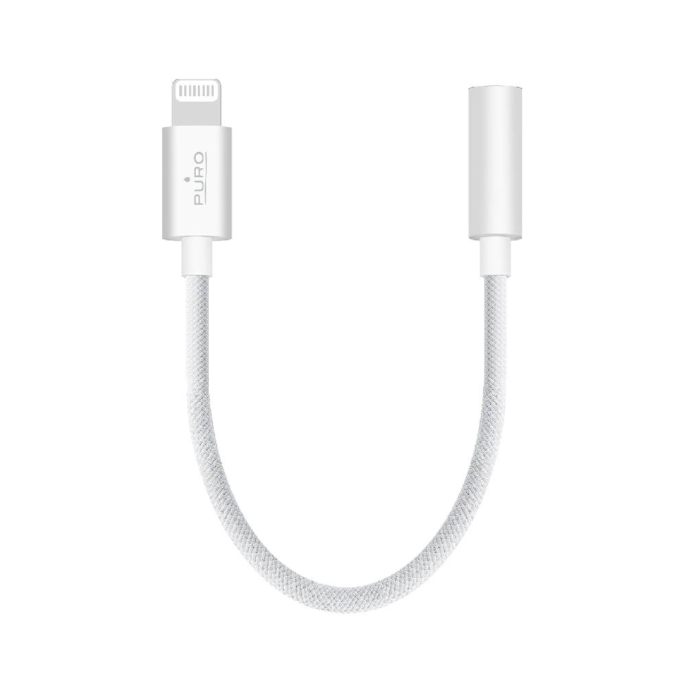 Puro Adattatore in tessuto da Jack 3,5 mm a Lightning Saldi Di Fabbrica