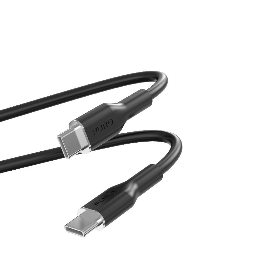 Puro Cavo di ricarica e sincronizzazione SOFT da USB-C a USB-C 1,5m 2025