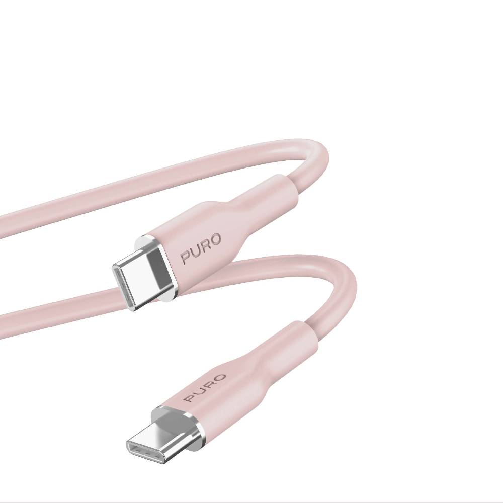 Puro Cavo di ricarica e sincronizzazione SOFT da USB-C a USB-C 1,5m 2025