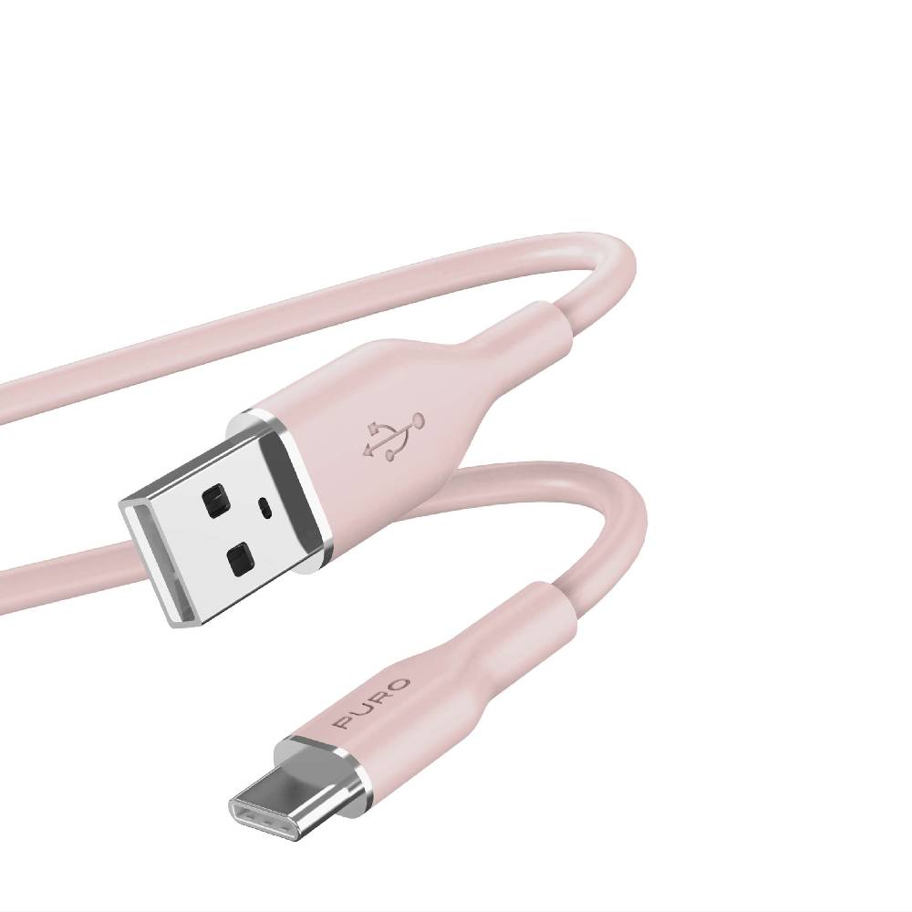 Puro Cavo di ricarica e sincronizzazione SOFT da USB-A a USB-C 1,5m Italy