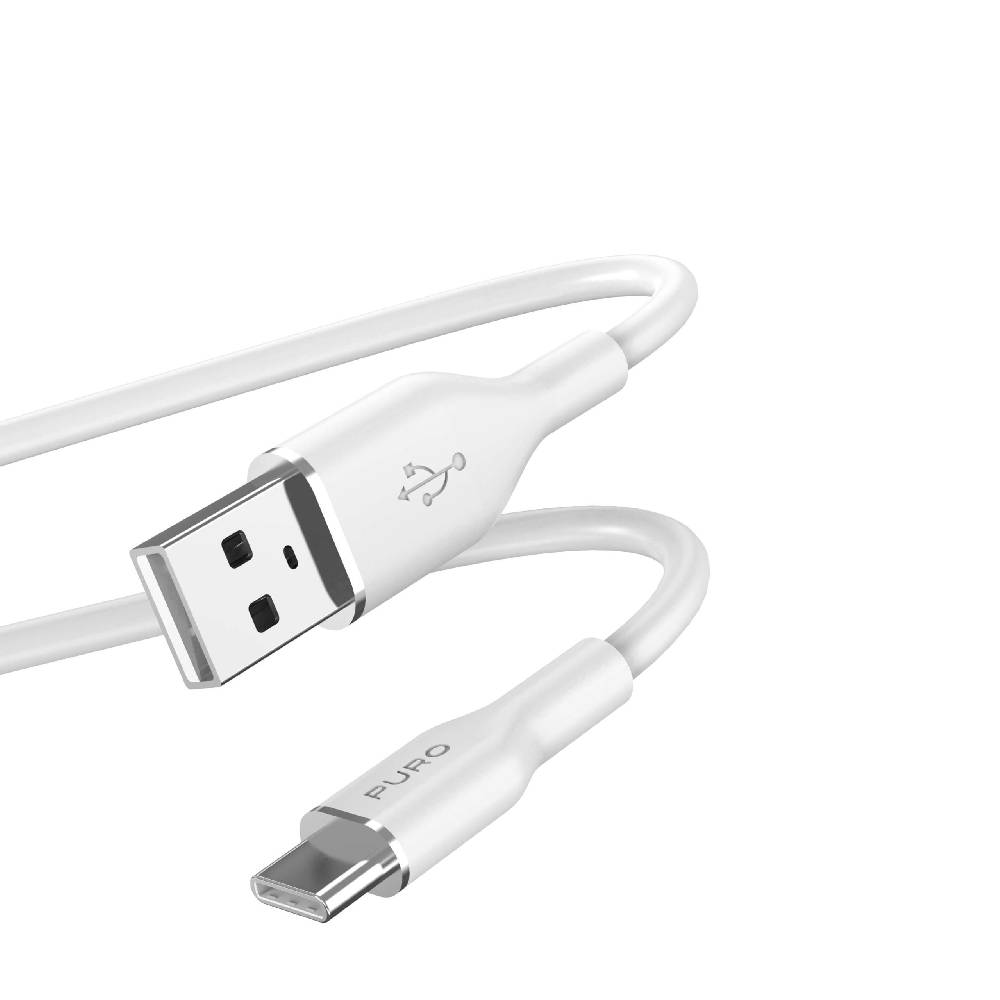 Puro Cavo di ricarica e sincronizzazione SOFT da USB-A a USB-C 1,5m Italy