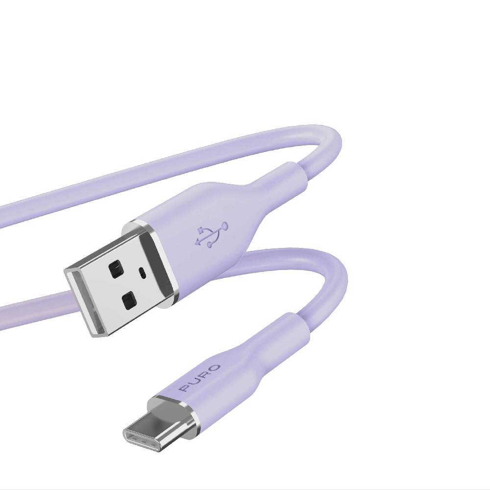 Puro Cavo di ricarica e sincronizzazione SOFT da USB-A a USB-C 1,5m Italy