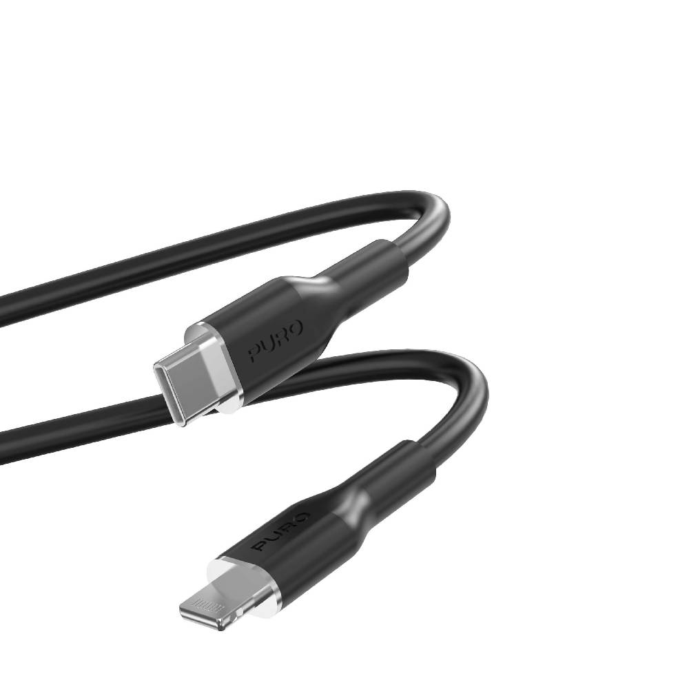 Puro Cavo di ricarica e sincronizzazione SOFT da USB-C a Lightning 1,5m Italia