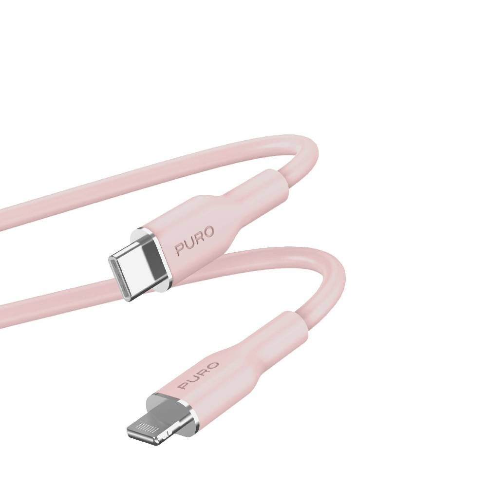 Puro Cavo di ricarica e sincronizzazione SOFT da USB-C a Lightning 1,5m Italia