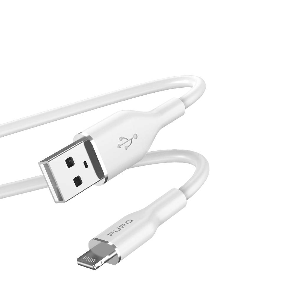 Puro Cavo di ricarica e sincronizzazione SOFT da USB-A a Lightning 1,5m 2025