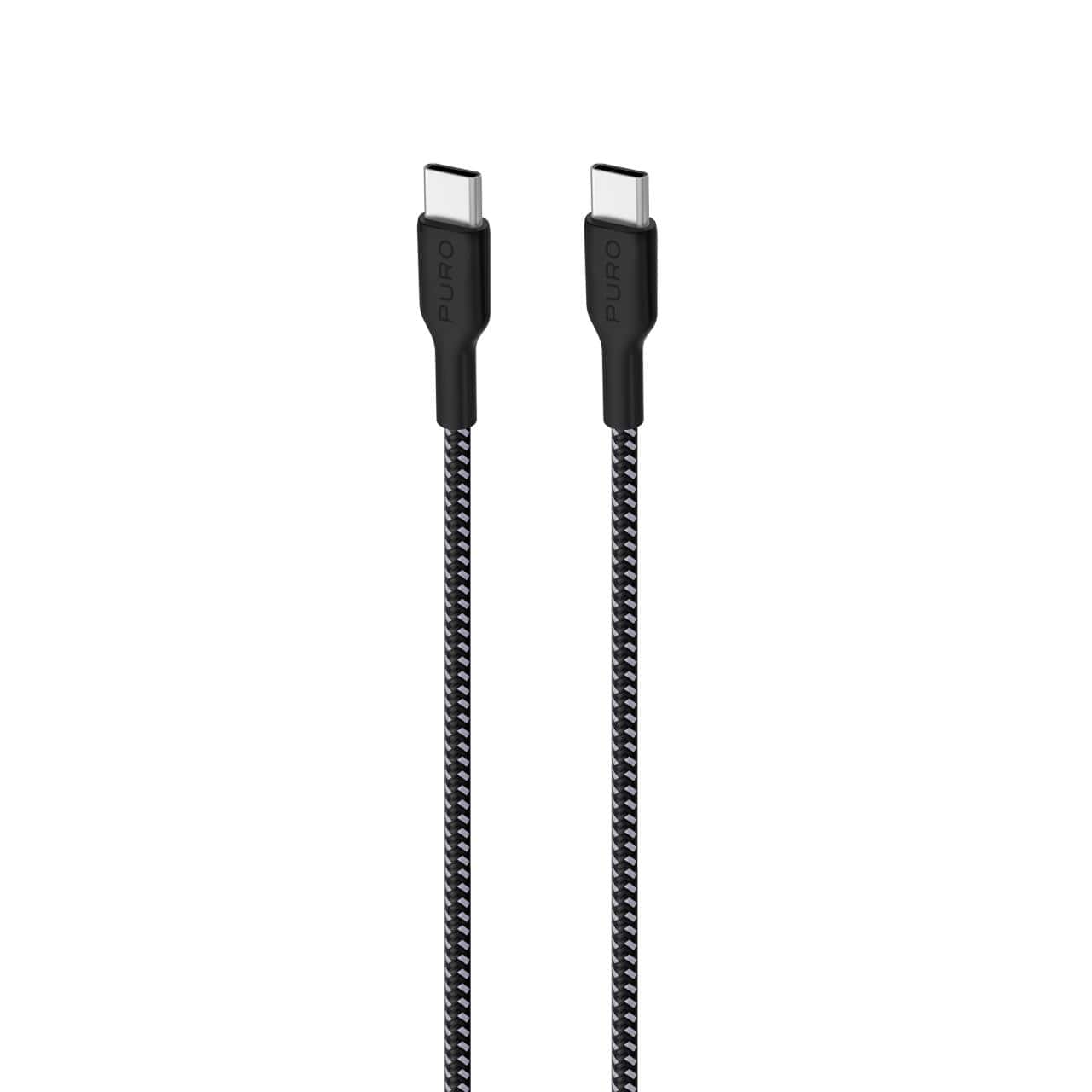 Puro Cavo di ricarica e sincronizzazione Fabric Ultra-Strong 30W da USB-C a USB-C 1,2 M In Linea