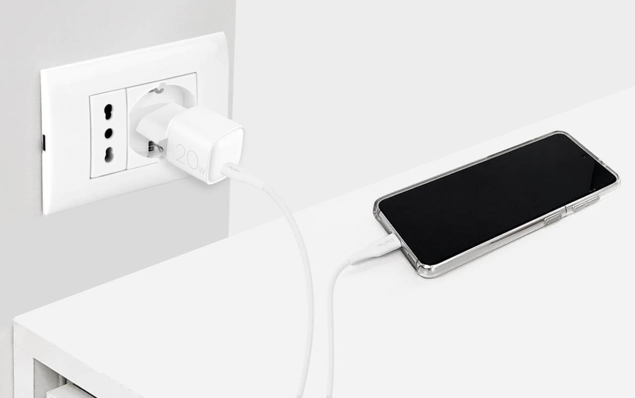 Puro Caricabatterie da parete Nano con porta USB-C 20W Qualità Garantita