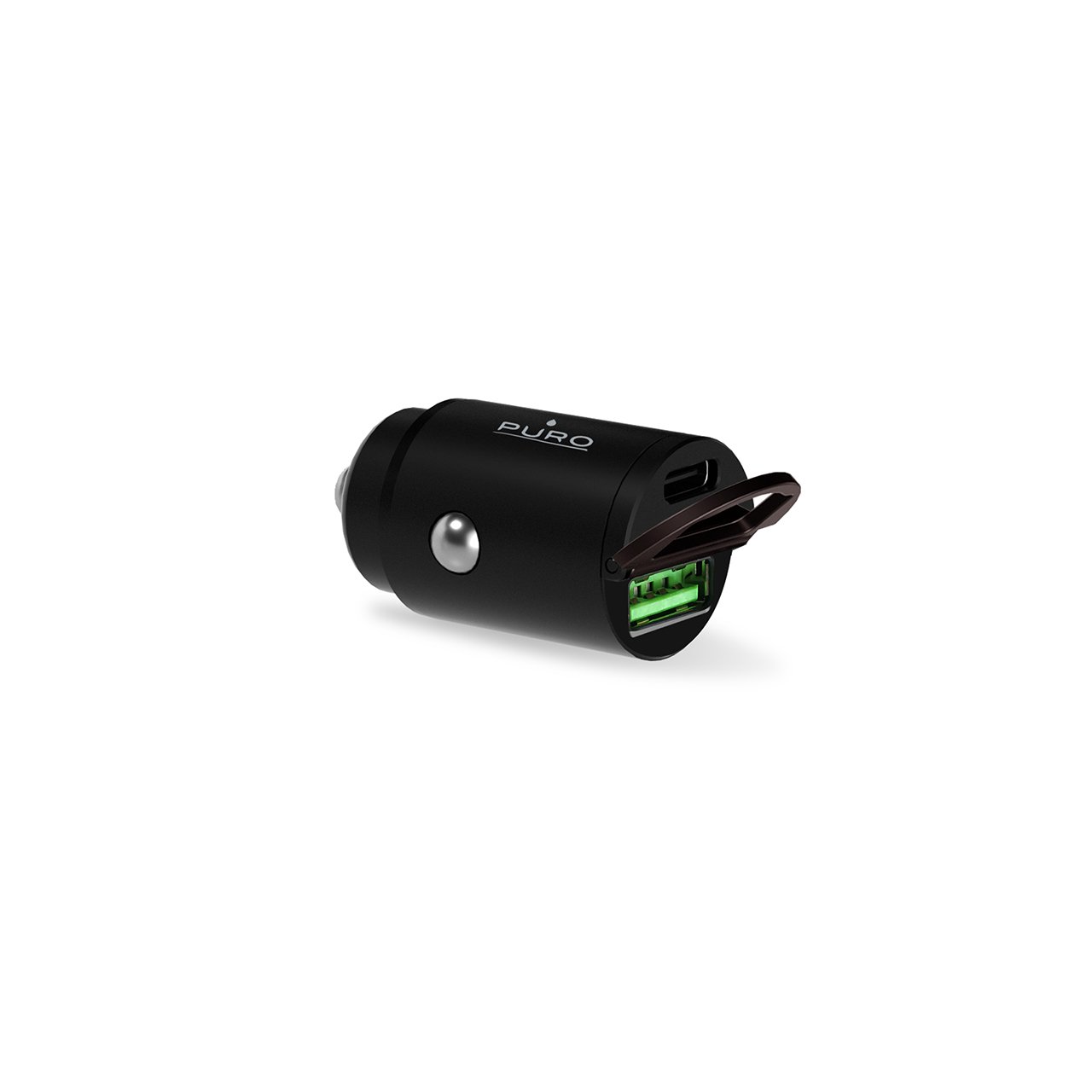 Puro Mini Carica Batterie da Auto “Bullet” USB-C e USB-A Fast Charging e Power Delivery 30W Promozione Limitata