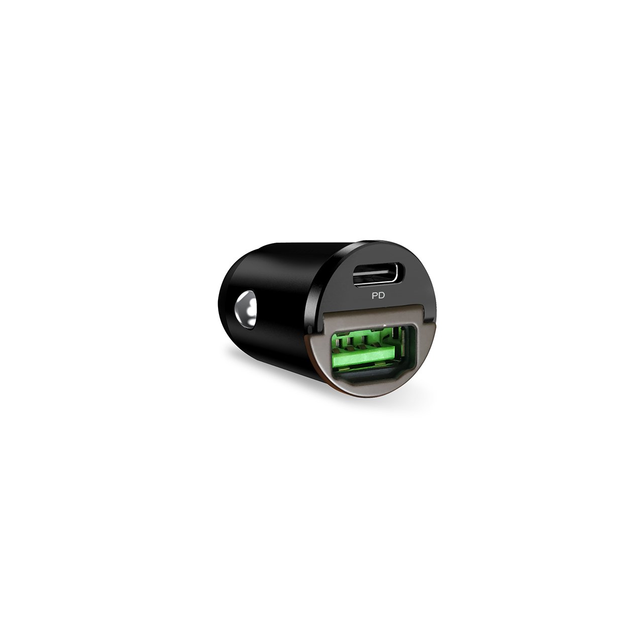 Puro Mini Carica Batterie da Auto “Bullet” USB-C e USB-A Fast Charging e Power Delivery 30W Promozione Limitata