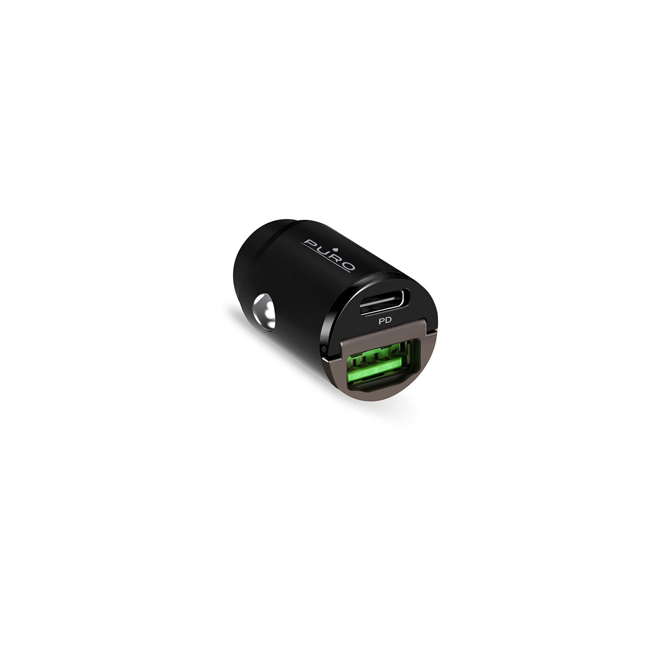 Puro Mini Carica Batterie da Auto “Bullet” USB-C e USB-A Fast Charging e Power Delivery 30W Promozione Limitata