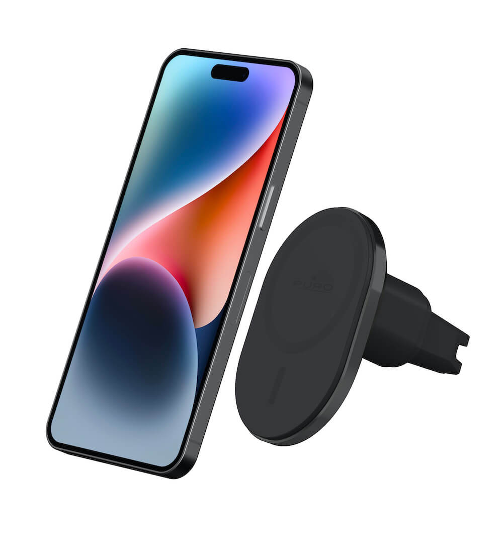 Puro Supporto Auto MAG PRO compatibile MagSafe e ricarica wireless integrata 15W Affare Del Giorno