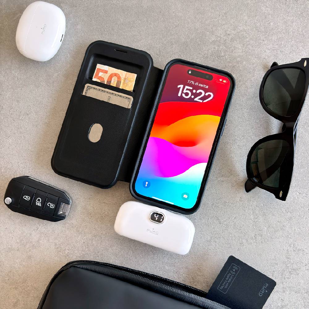 Puro Power Bank 5000mAh USB-C con connettore integrato Plug 5 Online