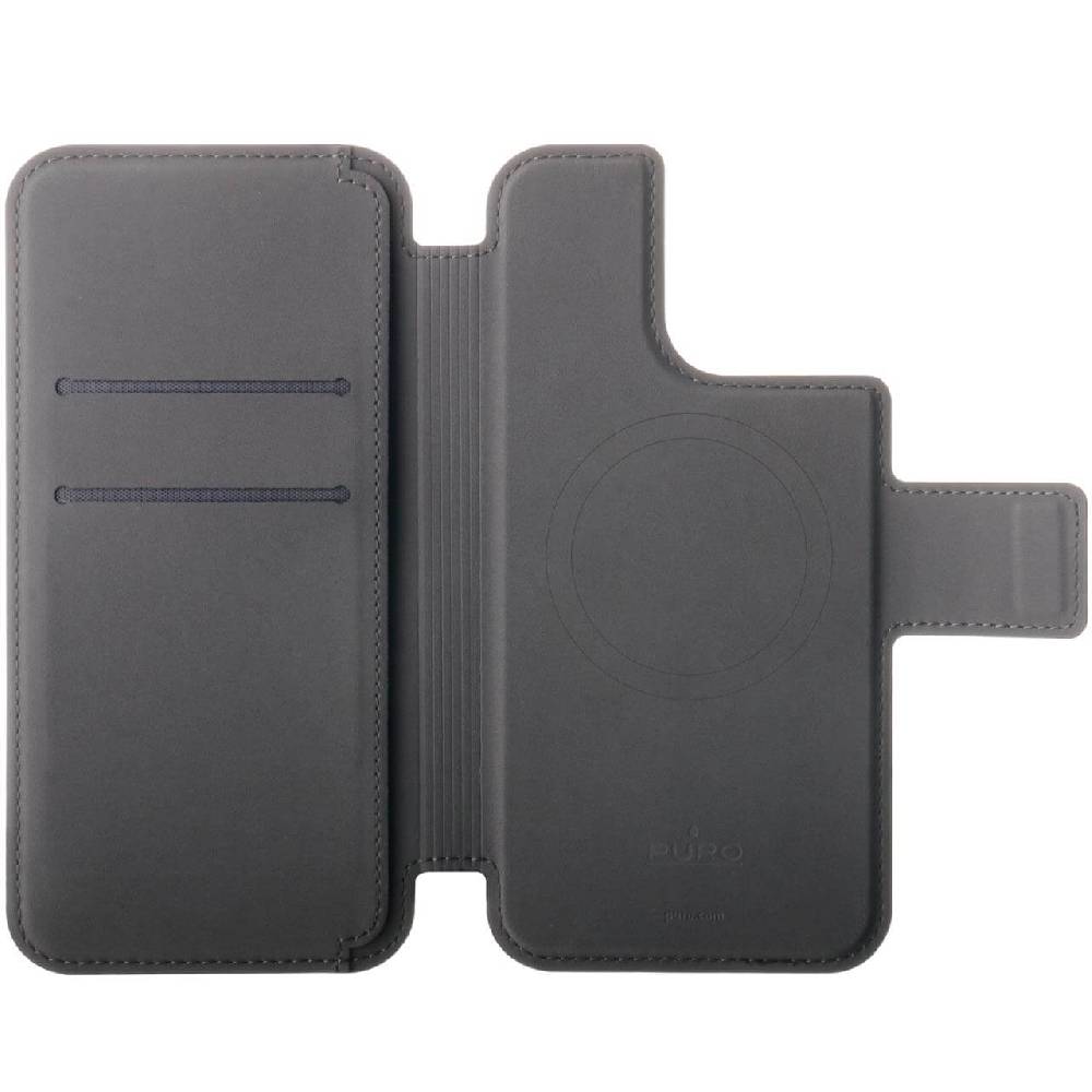 Puro Custodia magnetica Folio per iPhone 13 Pro e iPhone 14 Pro compatibile con tecnologia MagSafe Spedizione Gratuita