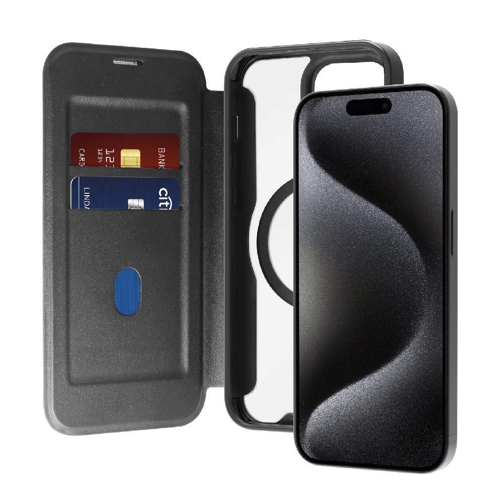 Puro Custodia Book Mag per iPhone 15 Pro In Saldo