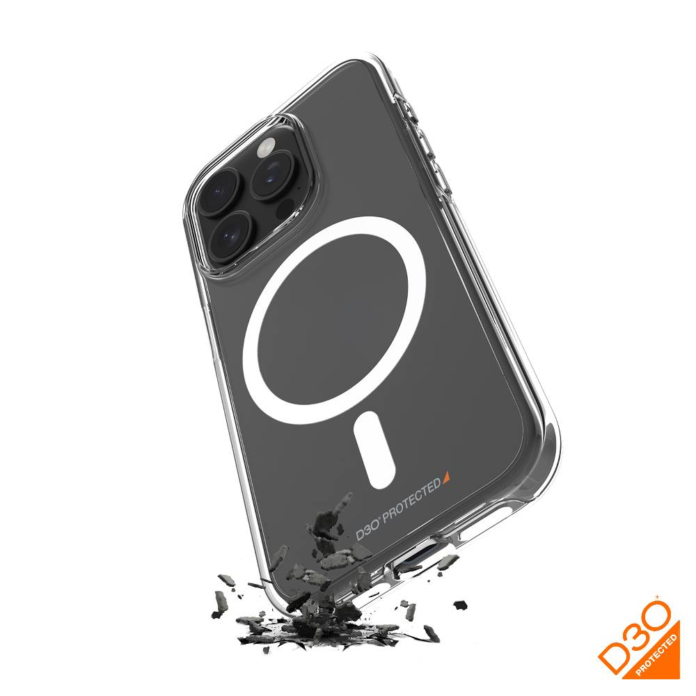 Puro Cover Impact Clear D3O® Bio per iPhone 15 Pro Max Novità