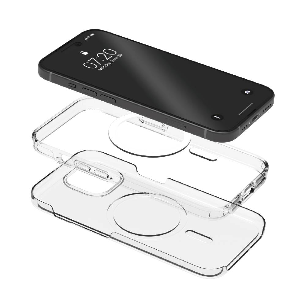 Puro Cover Impact Clear D3O® Bio per iPhone 15 Pro Max Novità