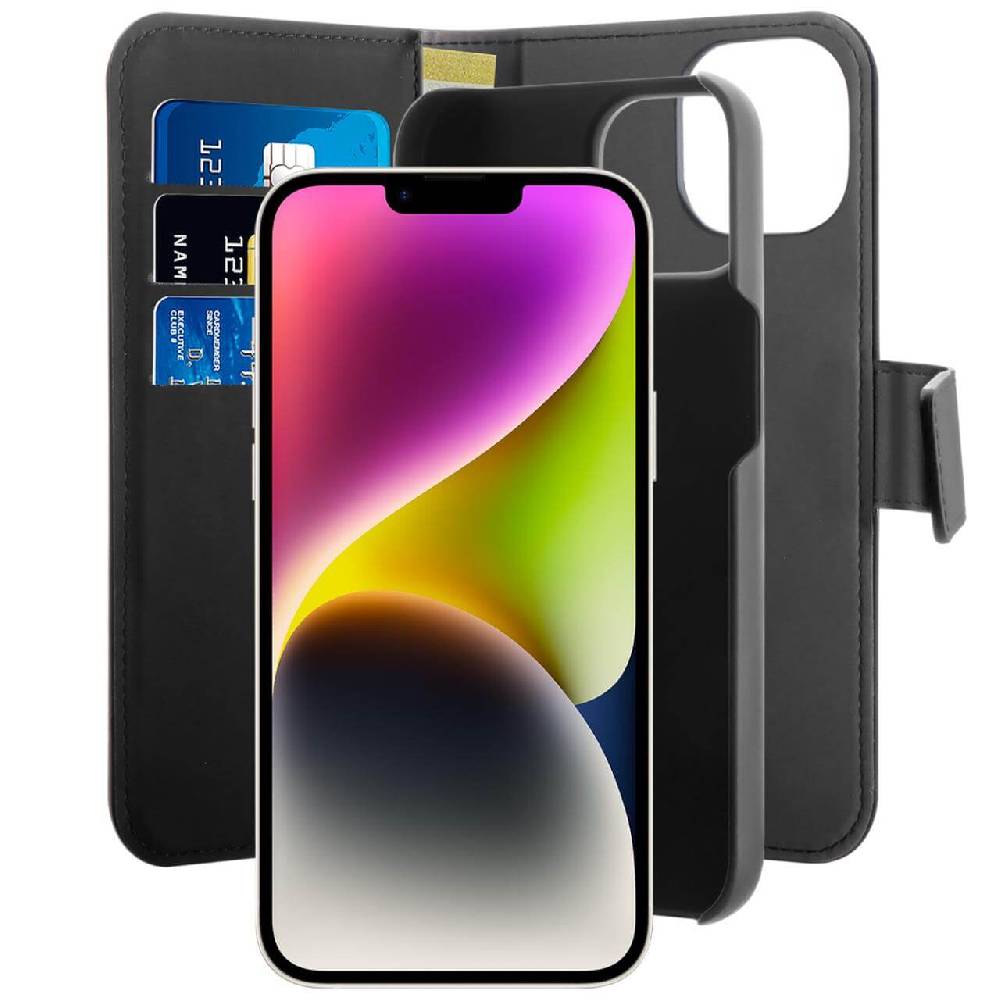 Puro Custodia Wallet MagSafe Detachable per iPhone 14 Pro Saldi Di Fabbrica