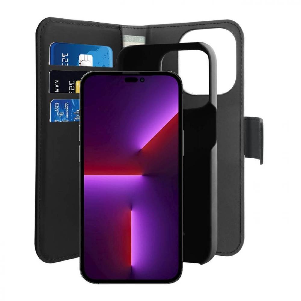 Puro Custodia Wallet Detachable 2 in 1 per iPhone 14 Pro Negozio