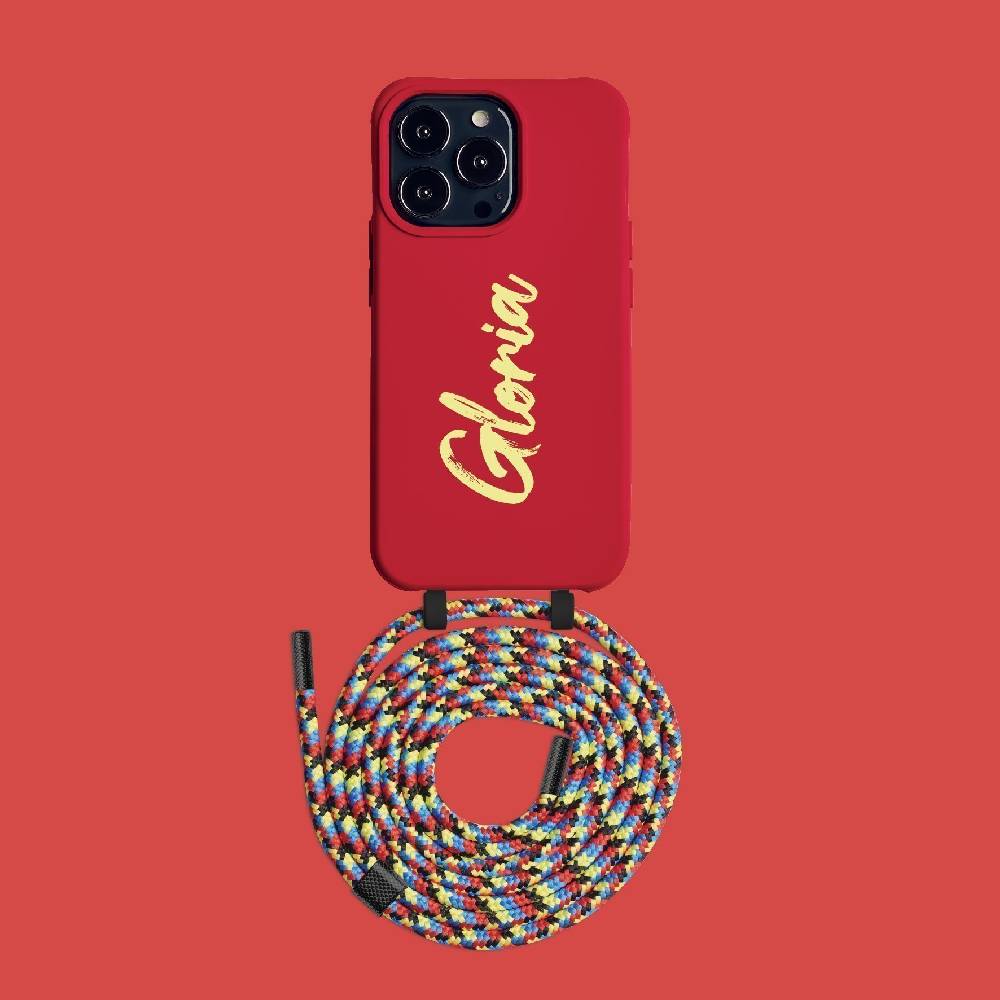 Puro Cover crossbody HANDS UP Blue Lagoon per iPhone Shopping Online