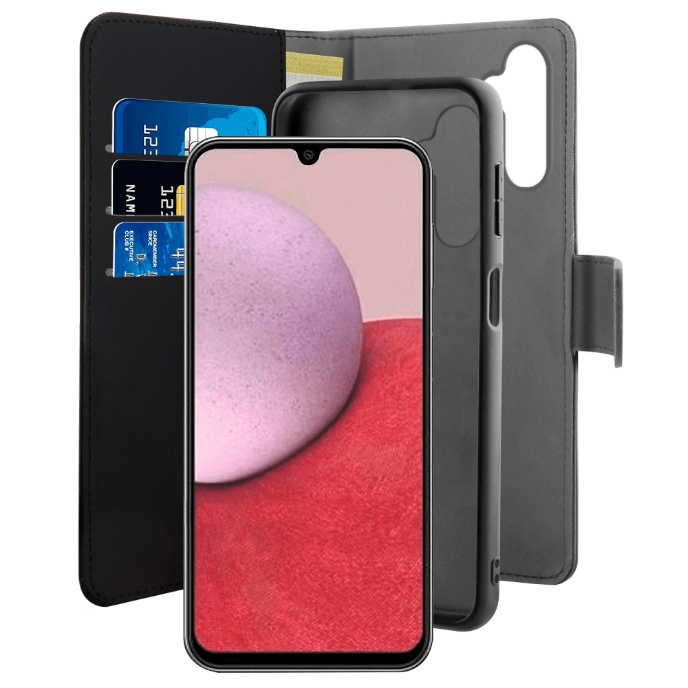 Puro Cover Wallet Detachable 2 in 1 per Samsung Galaxy A14 4G/5G In Linea