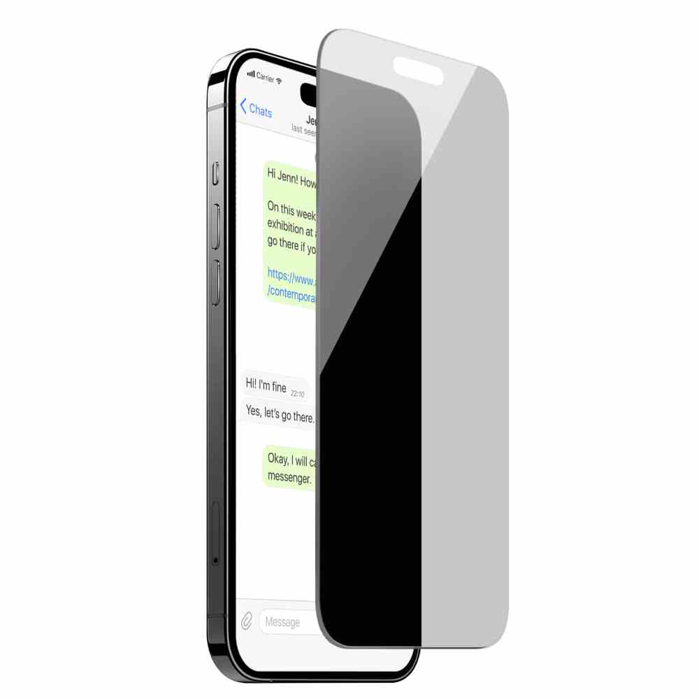Puro Vetro Temperato Privacy per iPhone 15 Pro