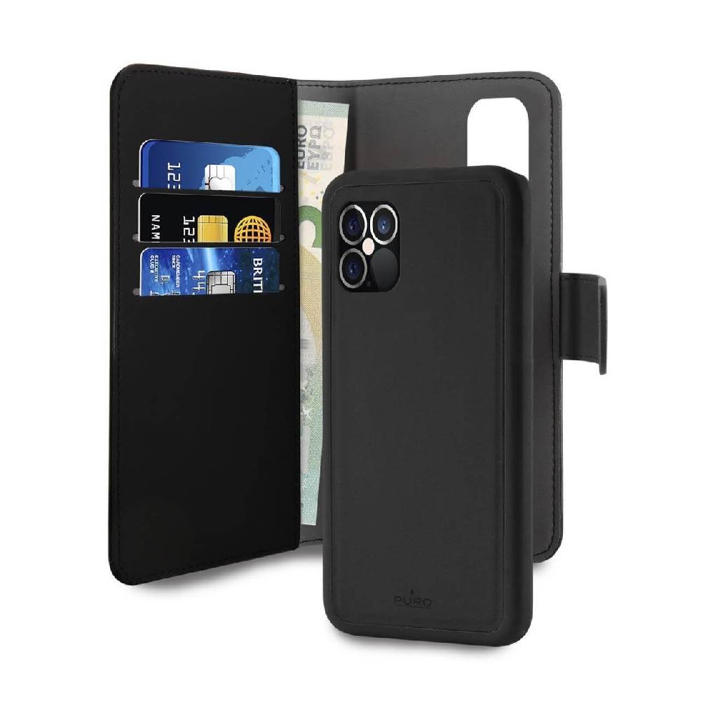 Puro Custodia Detachable 2 in 1 Wallet per iPhone 12 e 12 Pro Nuova