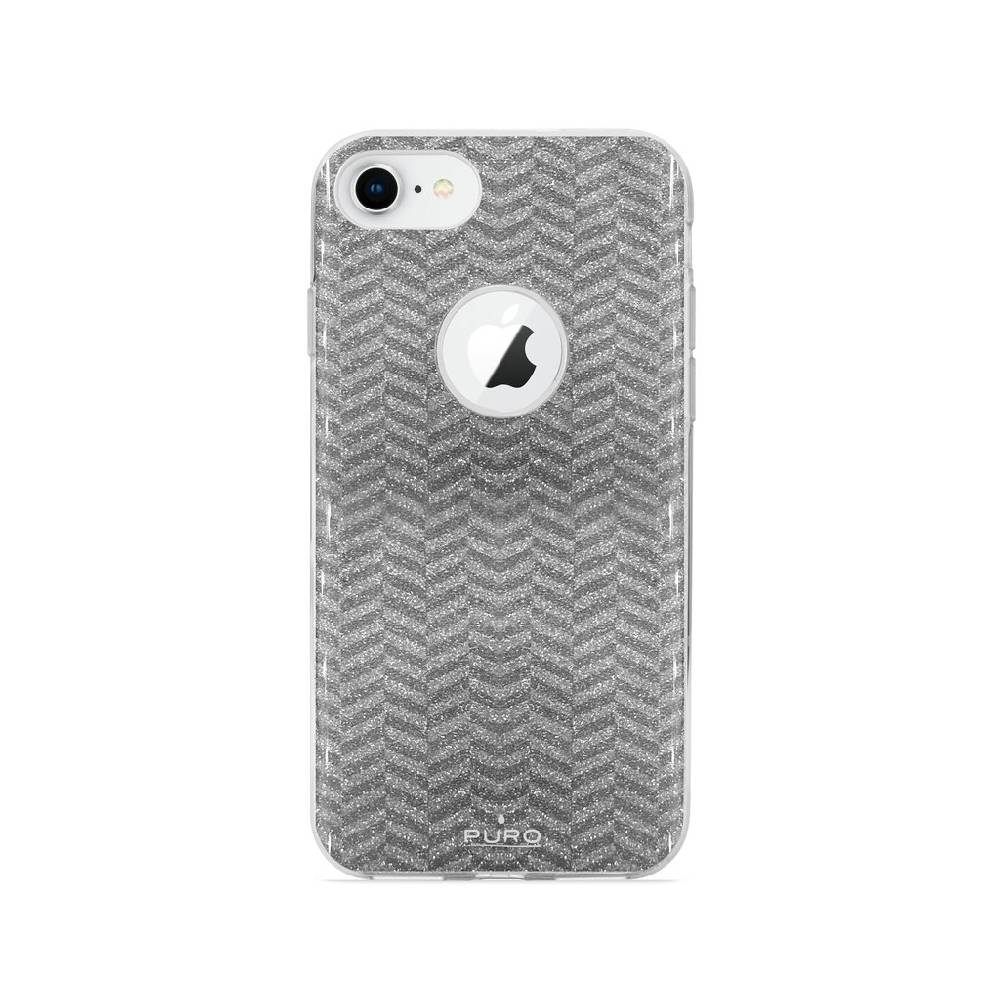 Puro Cover Shine Geometric per iPhone 7, 8, SE 2020 e SE 2022 Spedizione Gratuita