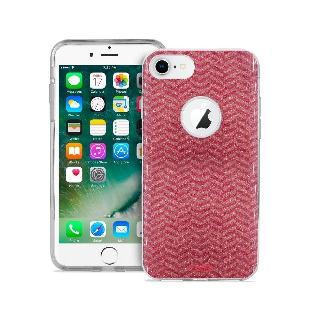 Puro Cover Shine Geometric per iPhone 7, 8, SE 2020 e SE 2022 Spedizione Gratuita