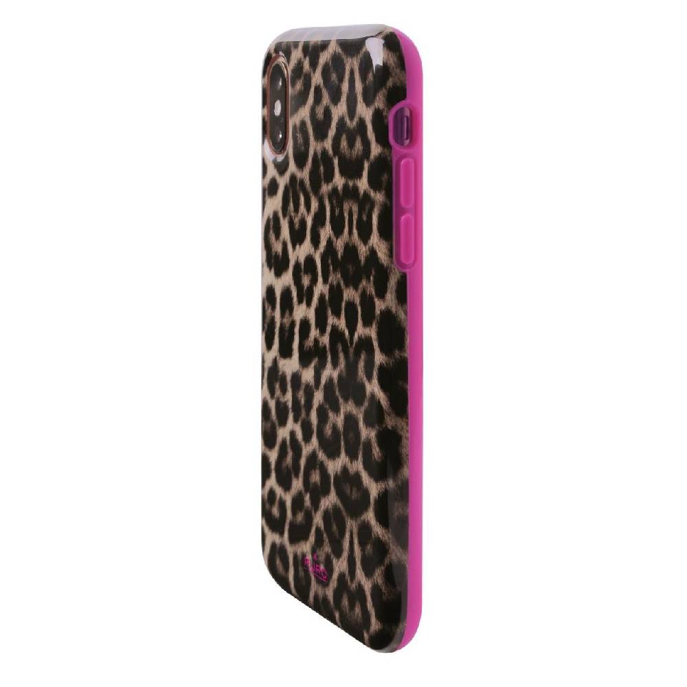 Puro Cover Pink Leopard per iPhone X/Xs Negozi Online