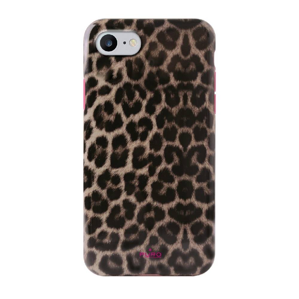 Puro Cover Pink Leopard per iPhone 7, 8, SE 2020 e SE 2022 Acquista Ora