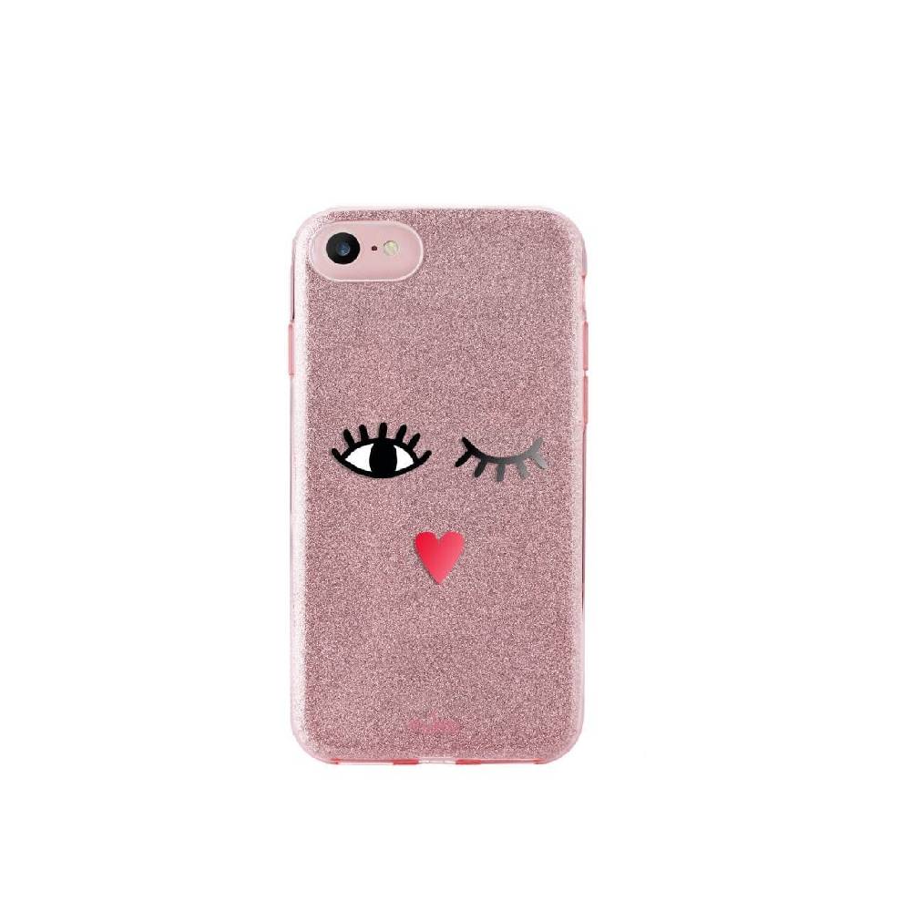 Puro Cover Eyes Shine per iPhone 7, 8, SE 2020 e SE 2022 Presa