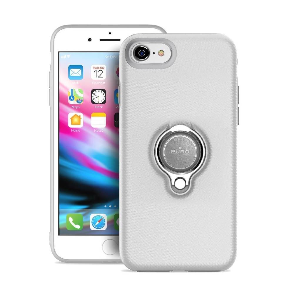 Puro Cover Magnet Ring per iPhone 7, 8, SE 2020 e SE 2022 Moda