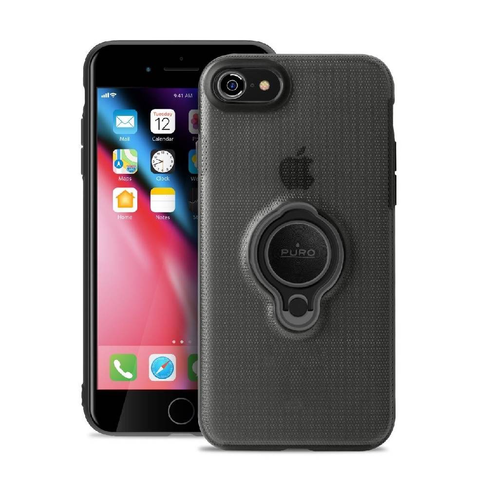 Puro Cover Magnet Ring per iPhone 7, 8, SE 2020 e SE 2022 Moda