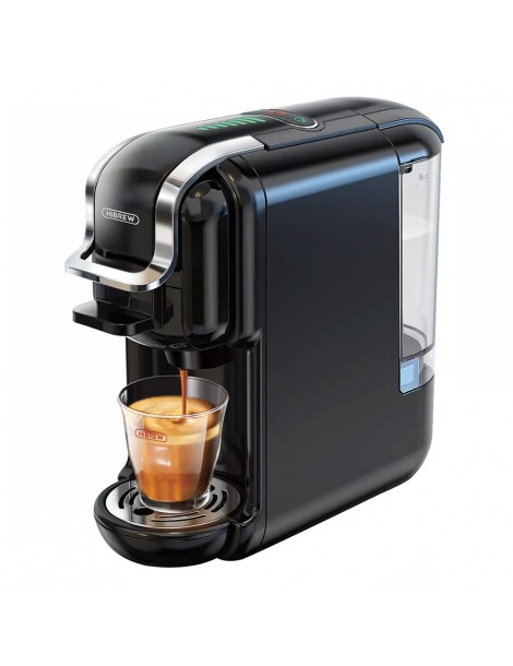HiBREW H2B Caffettiera 5 in 1 con linea di livello dell'acqua macchina per caffè a capsule caldo/freddo a 19 bar