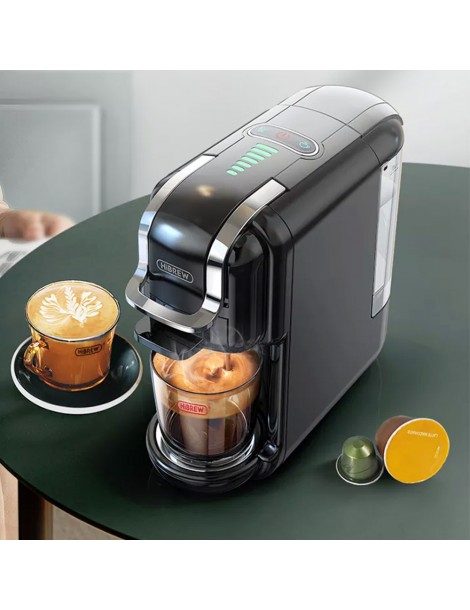 HiBREW H2B Caffettiera 5 in 1 con linea di livello dell'acqua macchina per caffè a capsule caldo/freddo a 19 bar - Bianco Shopping Online
