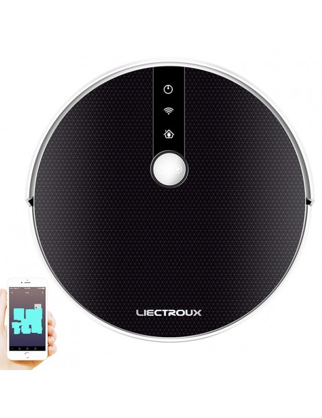 LIECTROUX C30B 6000Pa Aspirazione elettrica con serbatoio d'acqua e AI Map Navigation WiFi App Robot Aspirapolvere Versione UE Novità