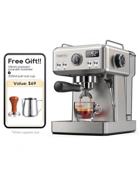 HiBREW H10A Macchina per caffè espresso semiautomatica pressione 19 bar montalatte temperatura regolabile brocca da 350 ml Offerta