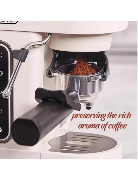 HiBREW H14 Macchina per caffè espresso 20 bar ad alta pressione impostazione macinacaffè a 15 marce - Beige In Vendita