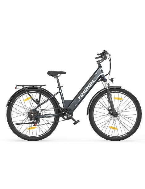Touroll J1 ST Bicicletta da trekking con motore da 250W ruote da 27 5" batteria da 561 6Wh autonomia di 100 km Italy