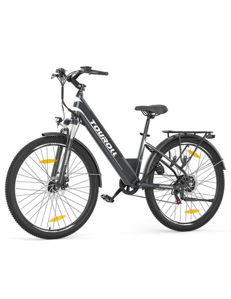 Touroll J1 ST Bicicletta da trekking con motore da 250W ruote da 27 5" batteria da 561 6Wh autonomia di 100 km Italy