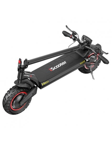 iScooter iX7 Pro Scooter elettrico pieghevole motore da 2*1000W batteria da 48V 17.5Ah pneumatici da 10" Nuovo