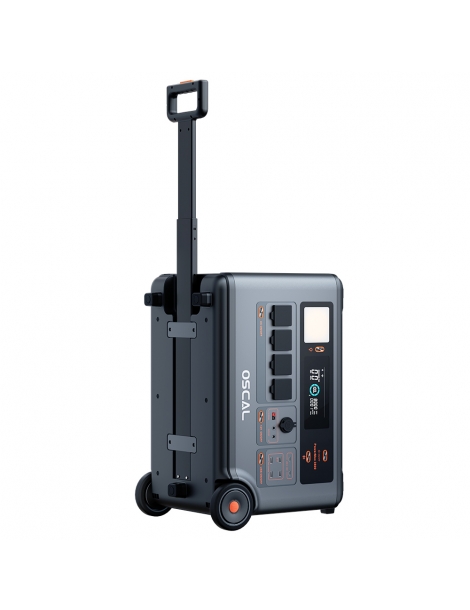 Oscal PowerMax 3600 Stazione di alimentazione robusta batteria LiFePO4 da 3600Wh a 57600Wh 14 uscite Promozione Limitata