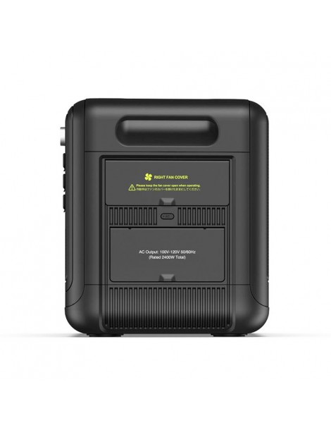 FOSSiBOT F2400 Generatore Solare Portatile da 2048Wh/2400W+Fossibot SP200 18V 200W Pannello Solare Pieghevole - Nero Sottocosto