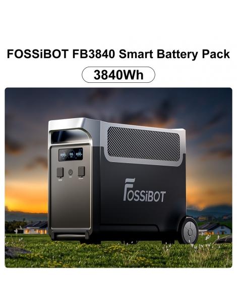 FOSSiBOT FB3840 Batteria di espansione pacco batteria LiFePO4 da 3840Wh per F3600 Pro 6500 cicli ricarica rapida Convenienza