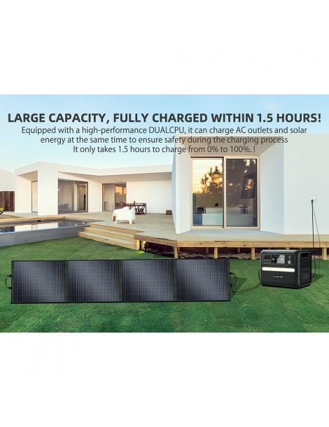 TALLPOWER TP200 200W Pannello solare portatile pieghevole caricatore solare portatile Novità