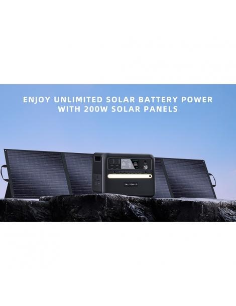 TALLPOWER TP200 200W Pannello solare portatile pieghevole caricatore solare portatile Novità
