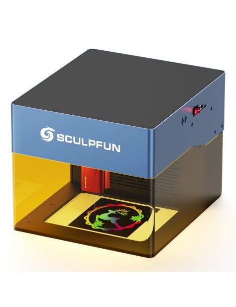 SCULPFUN iCube Pro 5W Incisore laser spot laser 0 06 mm velocità di incisione 10000 mm/min scheda madre 32 bit Saldi Di Fabbrica