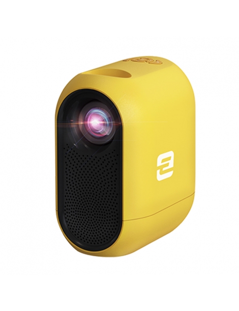 ETOE D1 Evo Proiettore 150 ANSI Android 9.0 risoluzione 720P correzione trapezoidale zoom 50%～100% - Giallo Italia