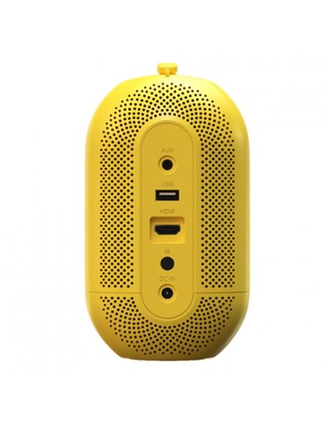 ETOE D1 Evo Proiettore 150 ANSI Android 9.0 risoluzione 720P correzione trapezoidale zoom 50%～100% - Giallo Italia
