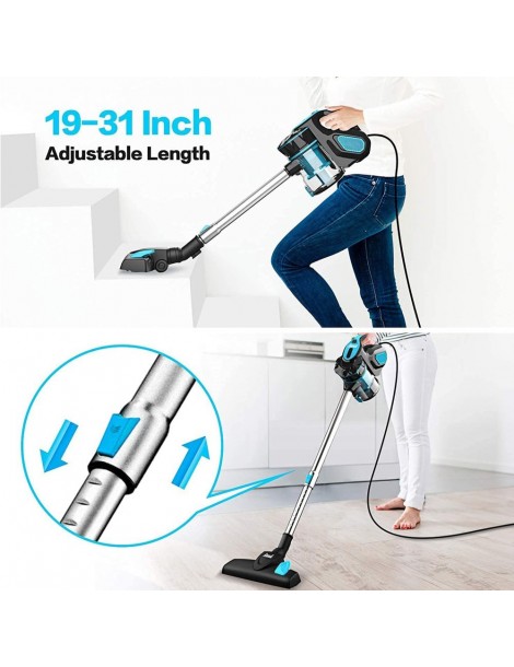 INSE I5 Aspirazione 18Kpa 600W Motore con filo Aspirapolvere portatile 1L Coppa polvere – Blu Pezzi Unici